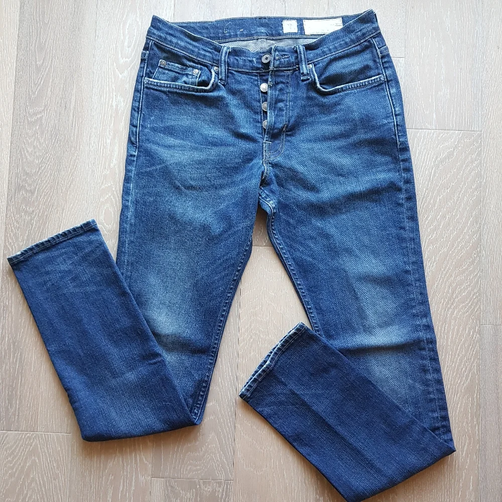 All Saints Iggy Jeans Slim fit 28 x 30 Blue
